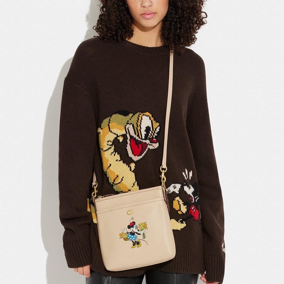 CH473 - Disney X Coach Kitt Messenger Crossbody in Regenerative Leather - Picture 12 of 12